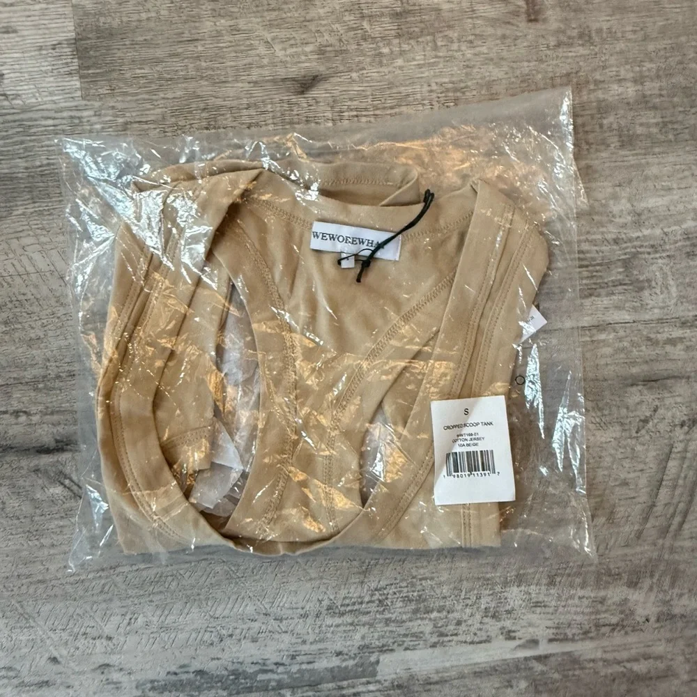 WeWoreWhat Cropped Scoop Tank - Picture 5 of 5